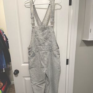 Free People Ziggy Railroad Overalls Striped.